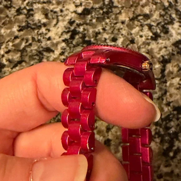 Michael Kors Vibrant Red Women's Watch - Picture 8 of 11